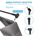 thumbnail image 1 of Adaptador Cargador AC 45W 33W HFLRZZ para Laptop Compatible con ASUS AD883J20, 1 of 2