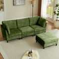 thumbnail image 6 of Jarenie Comfortable 4-Seat Convertible Sectional Sofas with Storage, Ideal for Small Space Apartments, 6 of 8