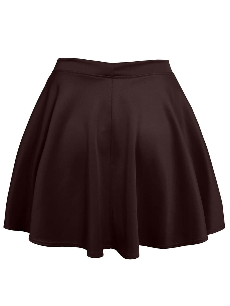 METHOD Women's Skater Skirt Elastic Waist Casual Mini Flared