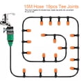 thumbnail image 5 of Acouto Garden Irrigation Kit, Automatic Water Irrigation System Included Hose, Quick Connector, Tee Joints&Nozzles for Greenhouse, Lawn, 5 of 8