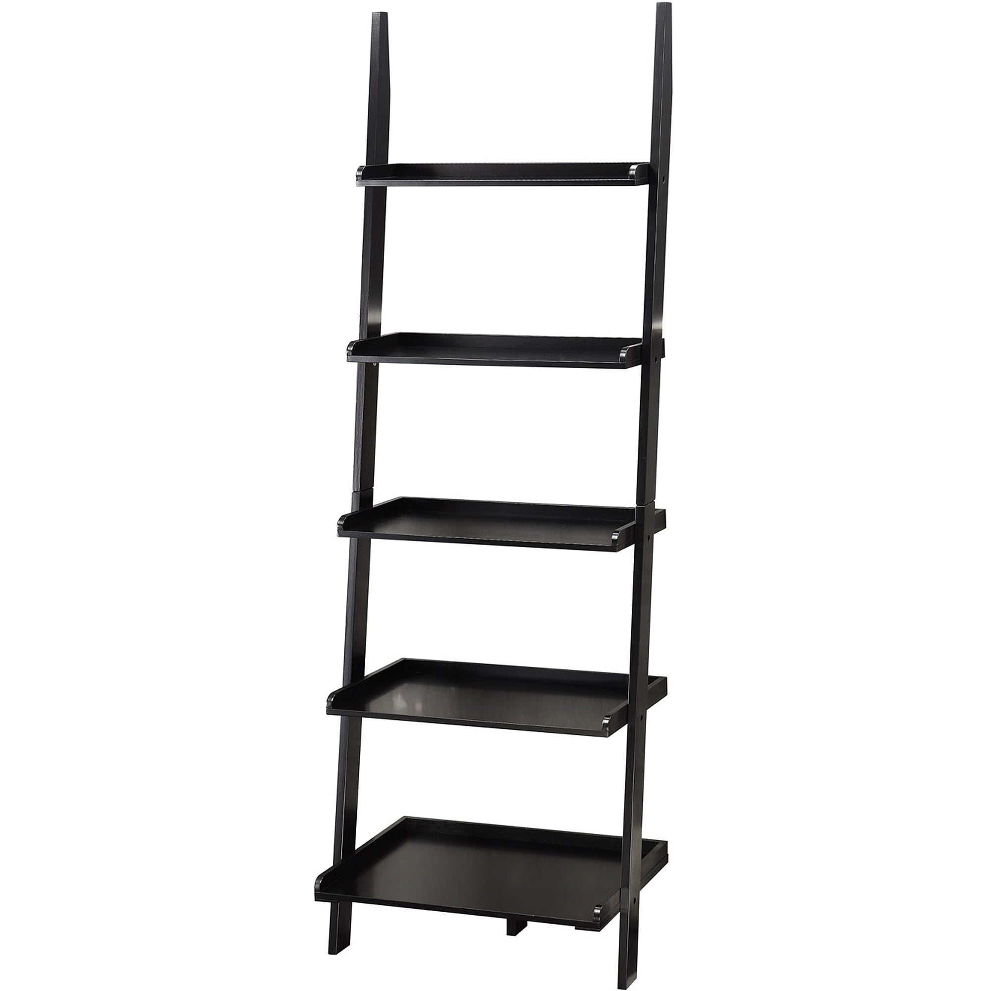 Convenience Concepts American Heritage 5-Shelf Ladder Bookcase, Multiple Finishes