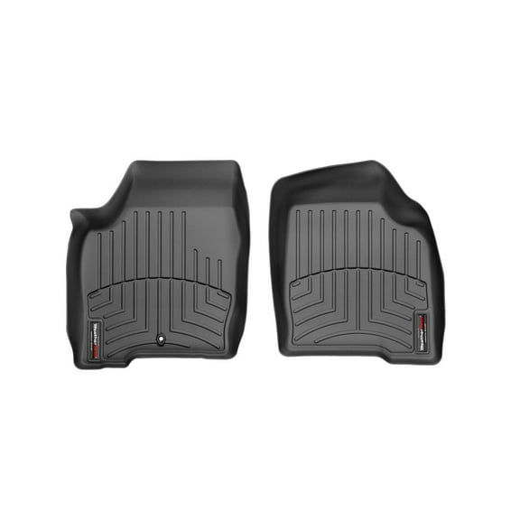 WeatherTech Custom Fit FloorLiners compatible with Impala Limited (Fleet), Impala, Grand Prix - 1st Row (Driver & Passenger), Black
