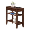 thumbnail image 3 of Pemberly Row 3-Tier and 1-Drawer Transitional Wood End Table in Espresso, 3 of 7
