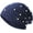 Navy, variant on Knitted Beanies for Women with Rhinestone Slouchy Skull Cap Womens Beanies Bonnet Ski Cap Headwear Fall Winter