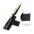 thumbnail image 3 of Foldable Desktop Music Stand Portable Cookbook Tablet Book Reading Metal Stand Holder Bracket Black 6 Levels Adjustable Usage Angle, 3 of 7