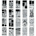 thumbnail image 4 of DPTALR Plastic Planner Stencils Journal Notebook Diary Scrapbook DIY Drawing Template, 4 of 9