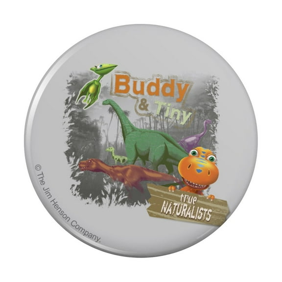 Dinosaur Train Buddy and Tiny the Naturalists Kitchen Refrigerator Locker Button Magnet
