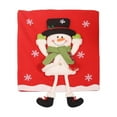 thumbnail image 1 of Christmas Fabric Figure Hands Up Long Legged Chair Set Kitchen Table Decoration Props, 1 of 2