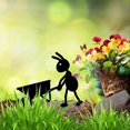thumbnail image 4 of Garden Decor Ants Metal Ants Gardening Ornaments Yard Metal Art A, 4 of 5