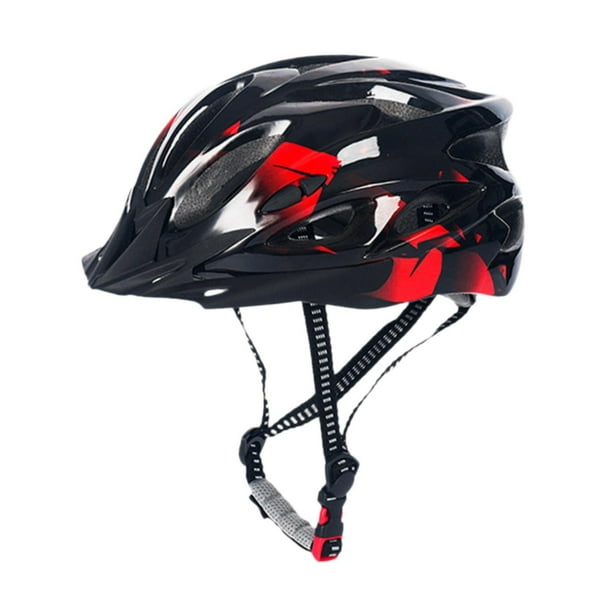 Casco para adultos Bicicleta Ciclismo Casco ligero Interior acolchado Bicicleta Negro