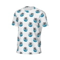 thumbnail image 6 of Wukai Turtle Print Men's Short-Sleeved Mesh T-Shirt,Quick-Dry Short Sleeve Workout T-Shirt-Medium, 6 of 8