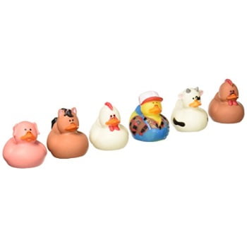 farm animal rubber ducks
