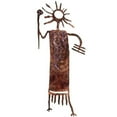thumbnail image 3 of 7055 817865020759 Petroglyph Ted Metal Wall Art - Green, 3 of 7