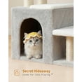 thumbnail image 4 of 3-in-1 Cat Stairs for High Bed Couch, Multifunctional, Dog Steps for Small Doggie Pet Rabbits,19'' Tall, Beige, Medium, 4 of 7