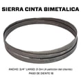 thumbnail image 1 of (2 a 3 metros) Segueta sierra cinta bimetalica 3/4" x 0.035” LENOX 18 PDD, 1 of 1
