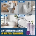thumbnail image 5 of 50PC Toilet Bowl Wand Refills, Replacement Heads for Bathroom Washroom Cleaning Pads, Disposable Toilet Brush Refills, Lavender Purple, 5 of 9
