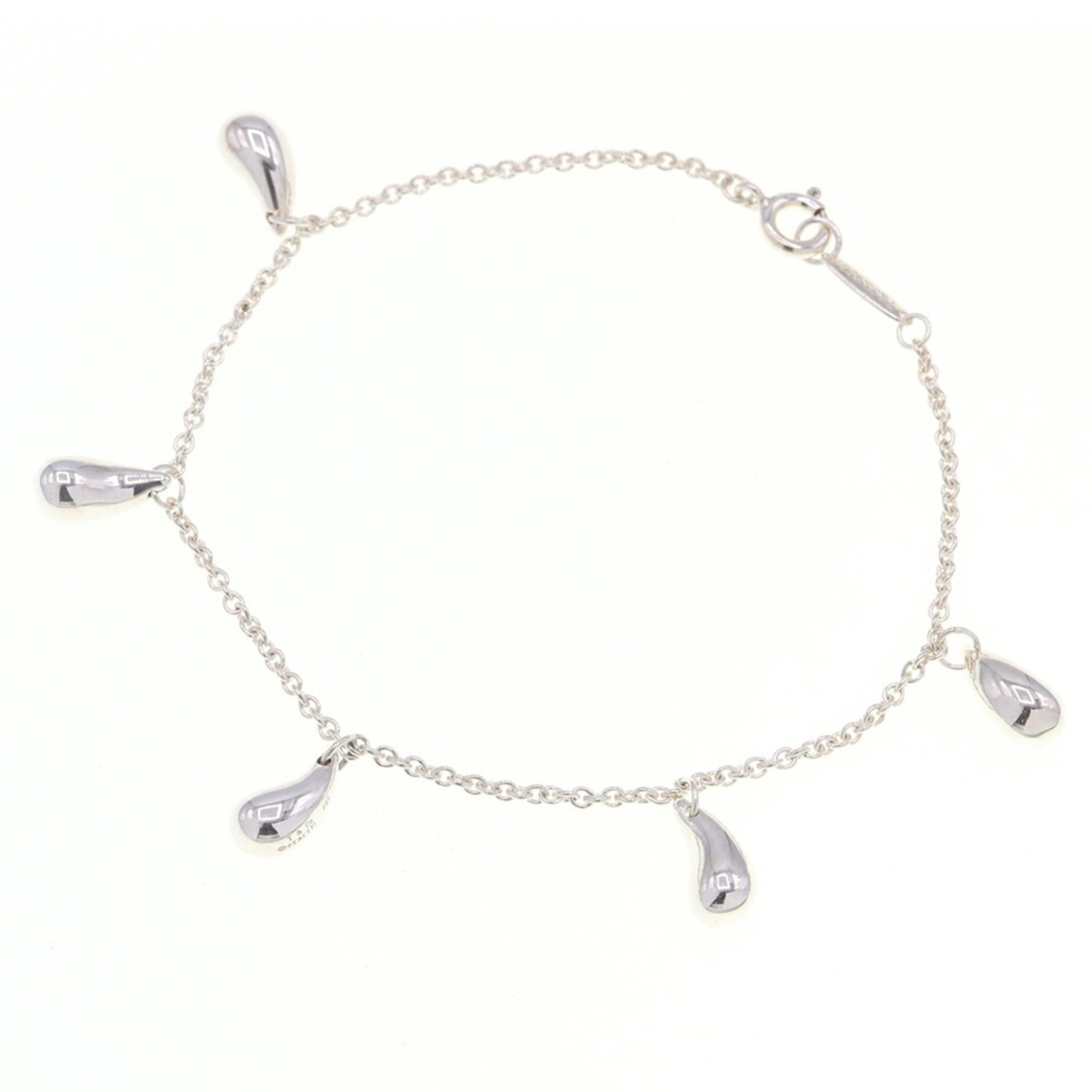 TIFFANY & CO. Pre-Owned Tiffany Bracelet Elsa Peretti Teardrop SV Sterling Silver 925 Bangle... (Good)