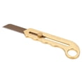 thumbnail image 3 of Utility Knife, Ergonomic Design Hand Tool Golden Pure Copper  For Plastic For Leather, 3 of 8