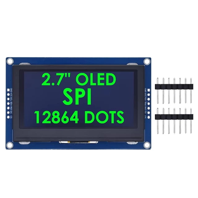 Pantalla LCD OLED de 2,7 Pulgadas, 128 X 64, SSD 1327 IIC/SPI/Puerto Paralelo de 8 Bits, 7 Pines SPI