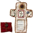 thumbnail image 1 of Wmhnj Recuerdo religioso de bolsillo con dije de cruz, ideal para bautizo., 1 of 3
