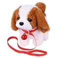 thumbnail image 1 of WorWoder Peluche San Bernardo Juguete Cachorro Electrónico Interactivo Perro Mascota - Caminar, Ladrar, Menear la Cola, Estirar Animal de Compañía para Niños (San Bernardo), 1 of 5