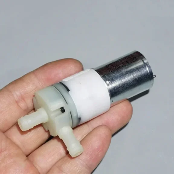 TCS JSB2438 Small Mini 370 Motor Water Pump DC 12V Micro 27mm Diaphragm Pump Self-priming Suction Water Pump DIY Dispenser Tank