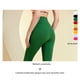 thumbnail image 3 of Pantalones de yoga sin costuras para mujer, cintura alta, levantamiento de cadera, ropa deportiva roja para exteriores, 3 of 4