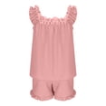 thumbnail image 6 of OSFVNOXV Pajamas for Women Plus Size Lounge Set,2-Piece Cute Silky Pajama Tank Top with Elastic Waist Shorts Soft Comfy Sleepwear,XL-5XL, 6 of 7