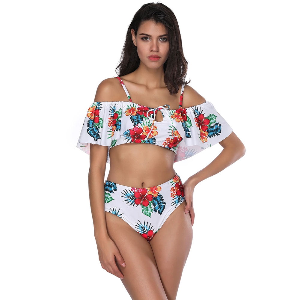 walmart off the shoulder swimsuit