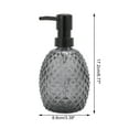 thumbnail image 4 of Unique Bargains 1 Pc Pineapple Shape Soap Dispenser 11.84oz Gray Black, 4 of 6