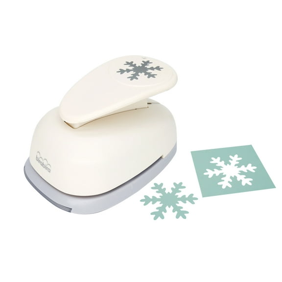 Bira Craft 2 15/16" inch Snowflake Punch, Christmas Punch, Lever Action Craft Punch for Paper Crafting Scrapbooking