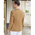 thumbnail image 4 of COOFANDY Men's Knit Blazer Business Dress Suit Jacket Slim Fit Stretch Sport Coat, 4 of 7