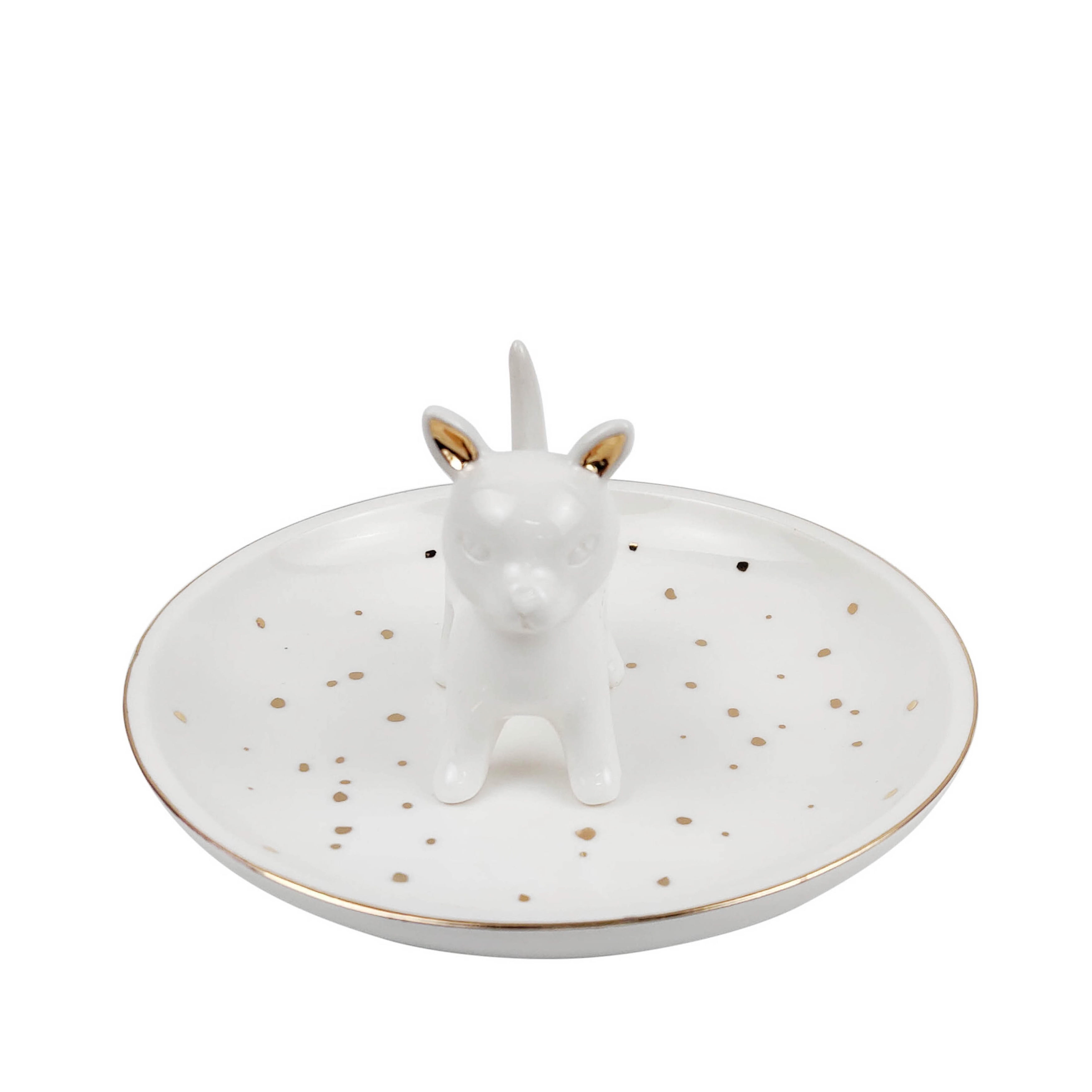 White Sagebrook Home 14717-01 Ceramic 4.5 Trinket Tray Llama 4.5 x 4.5 x 3 White Sagebrook Home 14717-01 Ceramic 4.5 Trinket Tray Llama 4.5 x 4.5 x 3