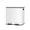White, variant on 2 x 4 Gal Stainless Steel Dual Trash Can and Recycle Bin Combo – Step-On Double Kitchen Garbage Can with Lid, Liner Rim & PP Inner Buckets-Stainless steel color