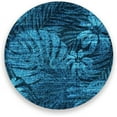 thumbnail image 3 of Coasters for Drinks Set of 2 Absorbent Ceramic Coasters with Cork Base, Tropical Plant Denim Coffee Coaster Great Gift for Table, Housewarming, Birthday, Kitchen, Home Decor, 3 of 5