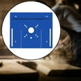 thumbnail image 4 of S SERENABLE Router Table Insert Plate Aluminum Router Plate for Milling Trimming Machine Blue, 4 of 6