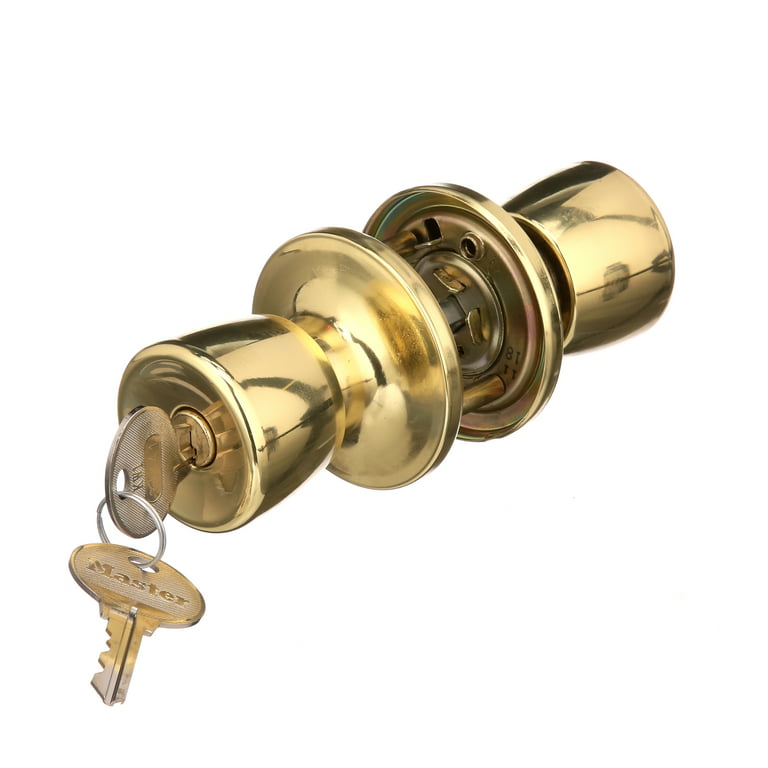 Master Lock Polished Brass Tulip Keyed Entry Door Lock TUO0103