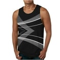 thumbnail image 1 of Qertyioot Nouvelle Mode Économies Décontracté Gilet d'Été pour Homme Ample Imprimé Sport Débardeur à Col Rond Caractéristiques, 1 of 4