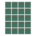 thumbnail image 3 of 20 piezas de papel de regalo para ramos de flores, accesorios para envolver regalos tradicionales Copo de nieve verde, 3 of 9
