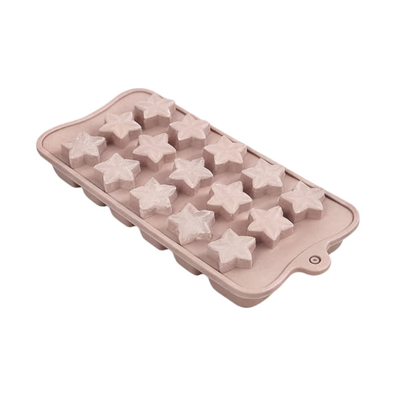 Useful Ice Cube Tray, Dienrx Star Shaped Ice Cube Tray, Silicone Mold for Freezer Drinks & Cocktails, Easy Release Flexible Tray for Whiskey, Water, Juice Or Coffee