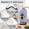 thumbnail image 4 of HELLHERO Black Cat Witch Hat Food Processor Cover Polyester for Kitchen Counter Household, 4 of 6