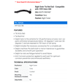 thumbnail image 2 of Right Outer Tie Rod End - Compatible with 1999 Volvo S80, 2 of 2