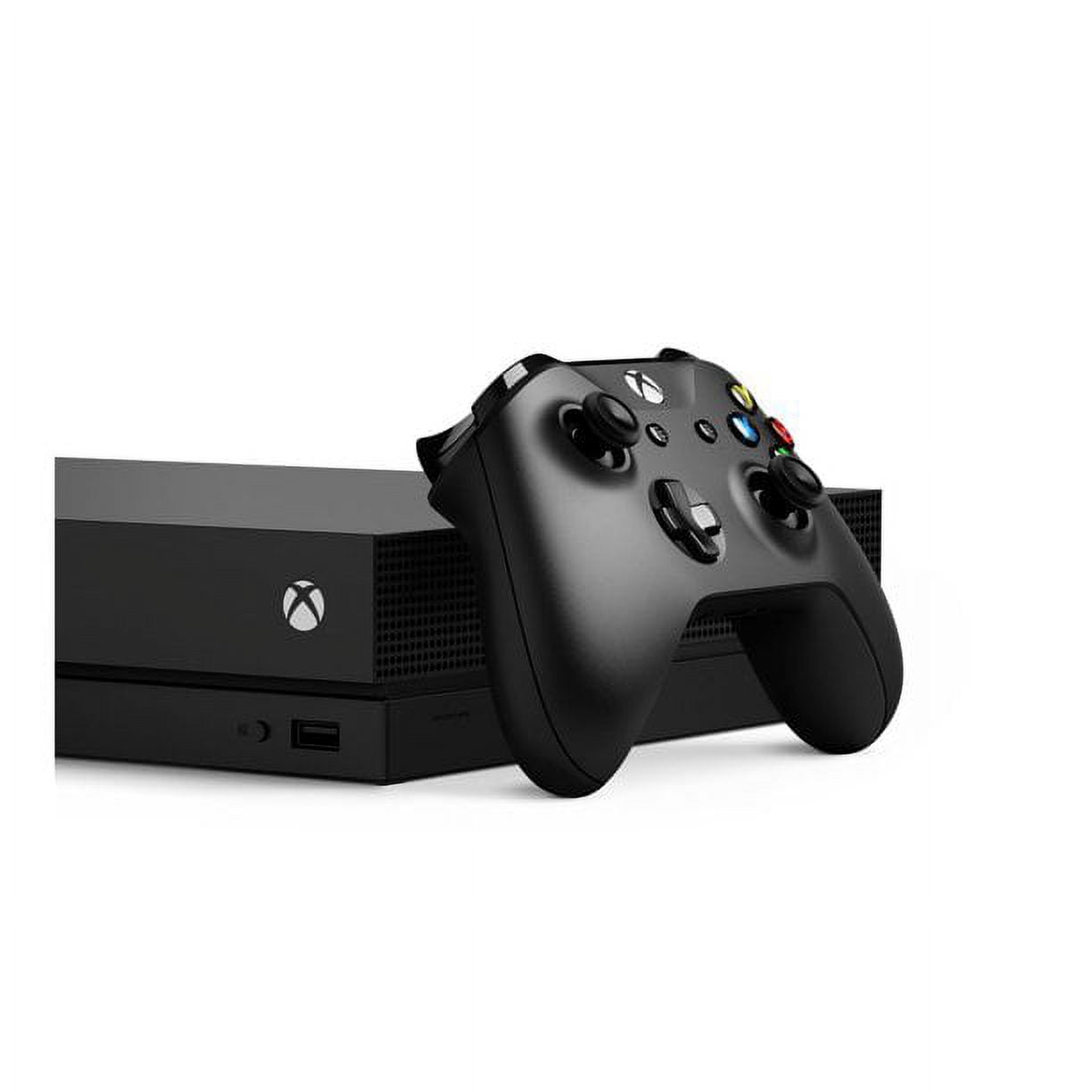 Pre-Owned Microsoft Xbox One X 1TB Gaming Console Black with 2 Controller Included with Forza Motorsport 7 BOLT AXTION Bundle ( )