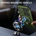 thumbnail image 2 of for Samsung Galaxy S21 Ultra Case [Compatible with MagSafe] [Military-Grade Protection], Shockproof Protective Slim Invisible Kickstand Car Mount Magnetic Armor Cover, Darkgreen, 2 of 10