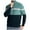 Green Knit Sweaters for Men, variant on WAENQINLA Men's Quarter Zip Pullover Slim Fit Lightweight Striped Knit Sweaters Winter Casual Warm Long Sleeve Knitwear Tops White L