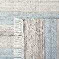 thumbnail image 6 of SAFAVIEH Striped Kilim Clyde Striped Polyester Area Rug, Grey/Beige, 7' x 7' Square, 6 of 7