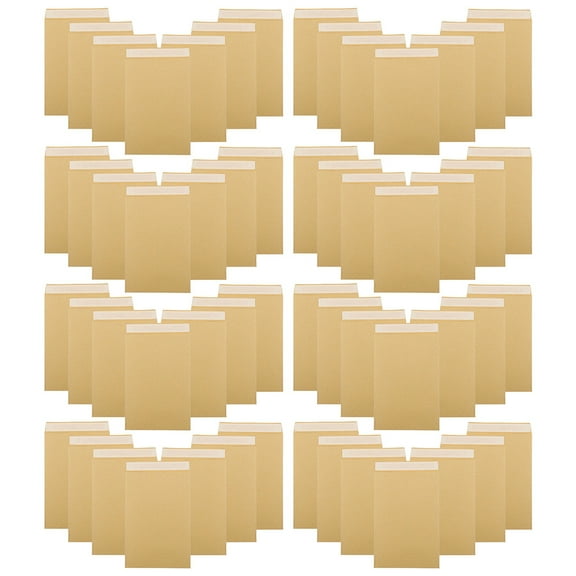 Raindrops 60Pcs Kraft Paper Envelopes Self-adhesive Sealing Envelopes Cash Bags Money Envelopes Empty Envelopes