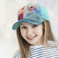 thumbnail image 4 of Disney Girls Princess Glitter Baseball Cap - Frozen Elsa, Anna, Cinderella, Belle, Ariel (2-7), 4 of 7