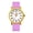 GL-Lilac, variant on Original Nurse Watch for Medical Professionals and Students Various Scrub Colors, Easy Read Dial, Military Time with Second Hand, Silicone Band, 3 ATM Water Resistant