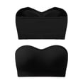 thumbnail image 3 of ZHENHONG Woman Bra Gathered Shockproof Tube Top Wide Shoulder Strap Vest Back Underwear Wireless Bras for Women, 3 of 4